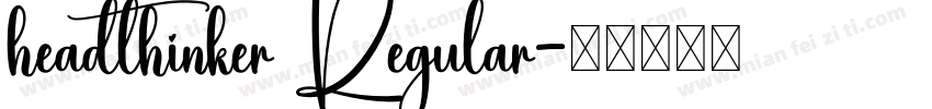 headthinker Regular字体转换